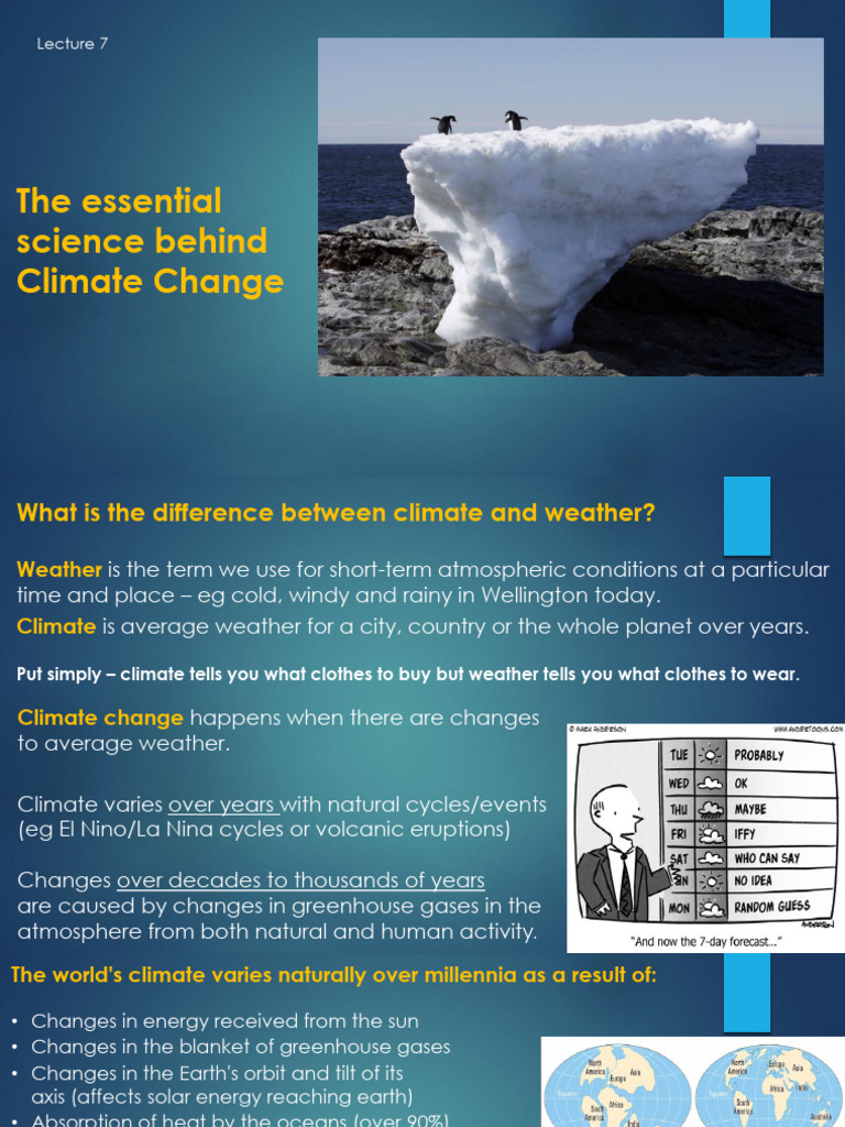 Understanding Climate Change Science | PDF | Climate Change | Climate