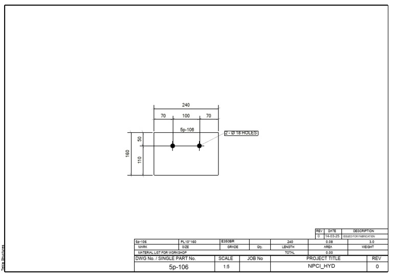 Tekla Structures Fabrication Details | PDF