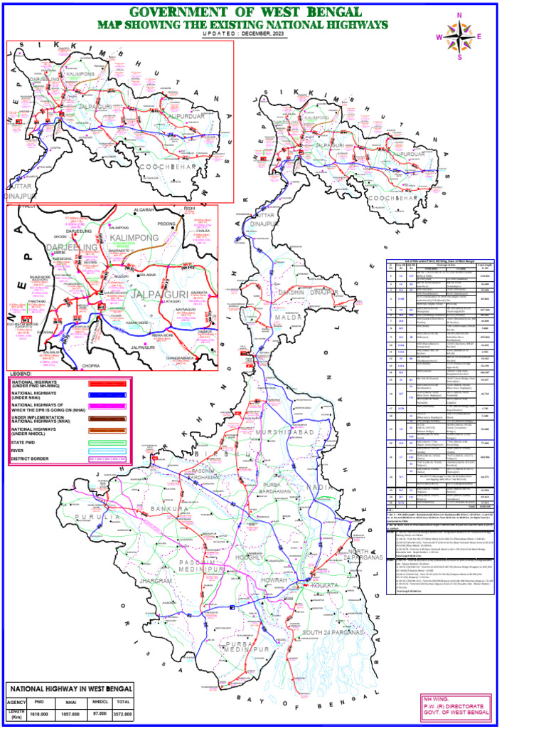 Ex. NH Map of West Bengal R-12 (10.01 | PDF