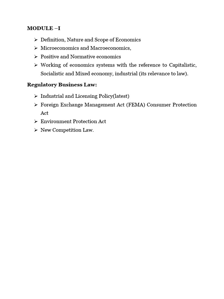 Introduction to Economics and Business Law | PDF | Economics ...