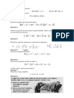 Polinomios y Fracciones Algebraicas