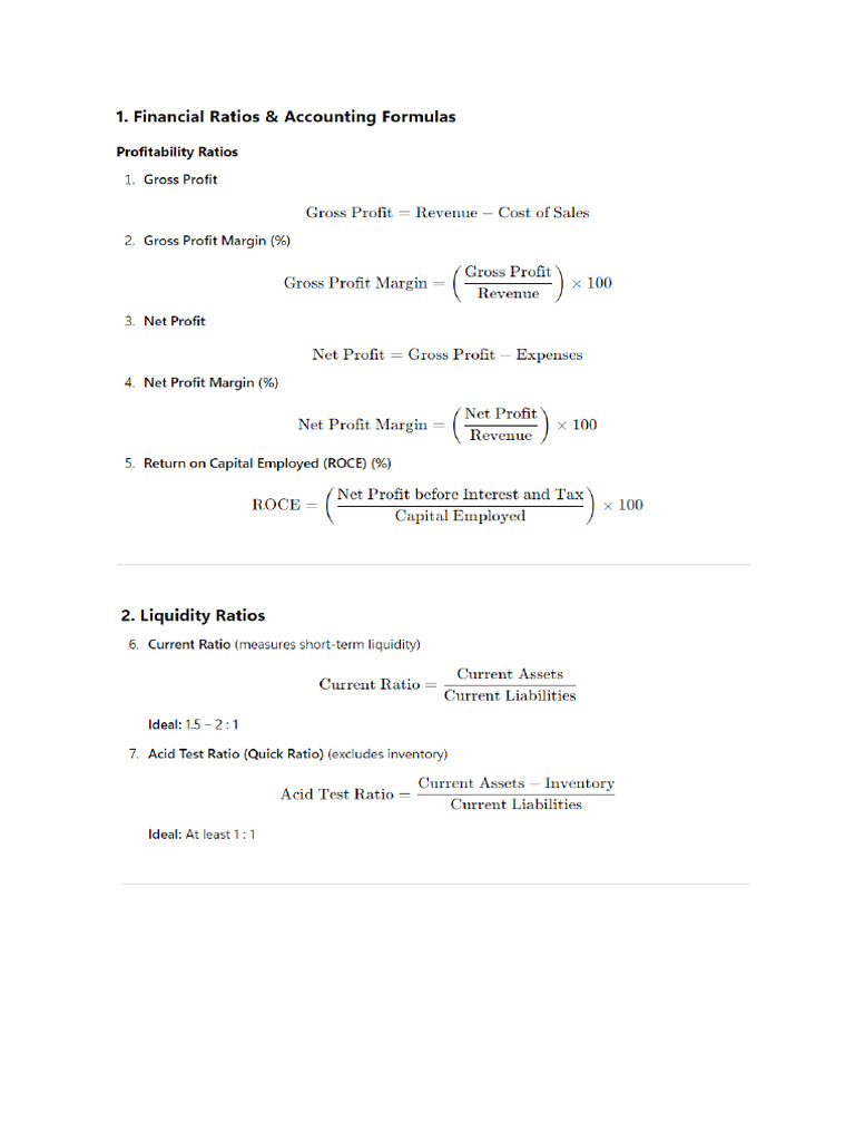 Bs Formula | PDF