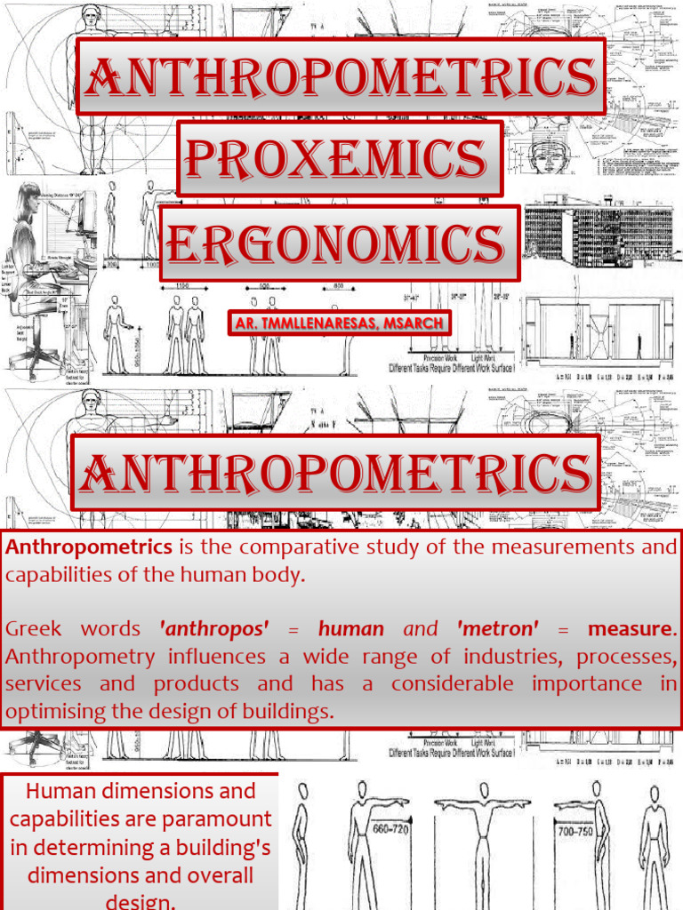 Understanding Anthropometrics and Proxemics | PDF | Psychological ...