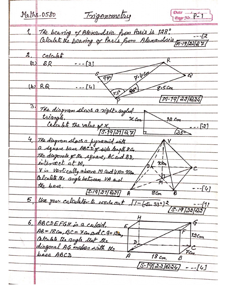 Trigo 1 | PDF