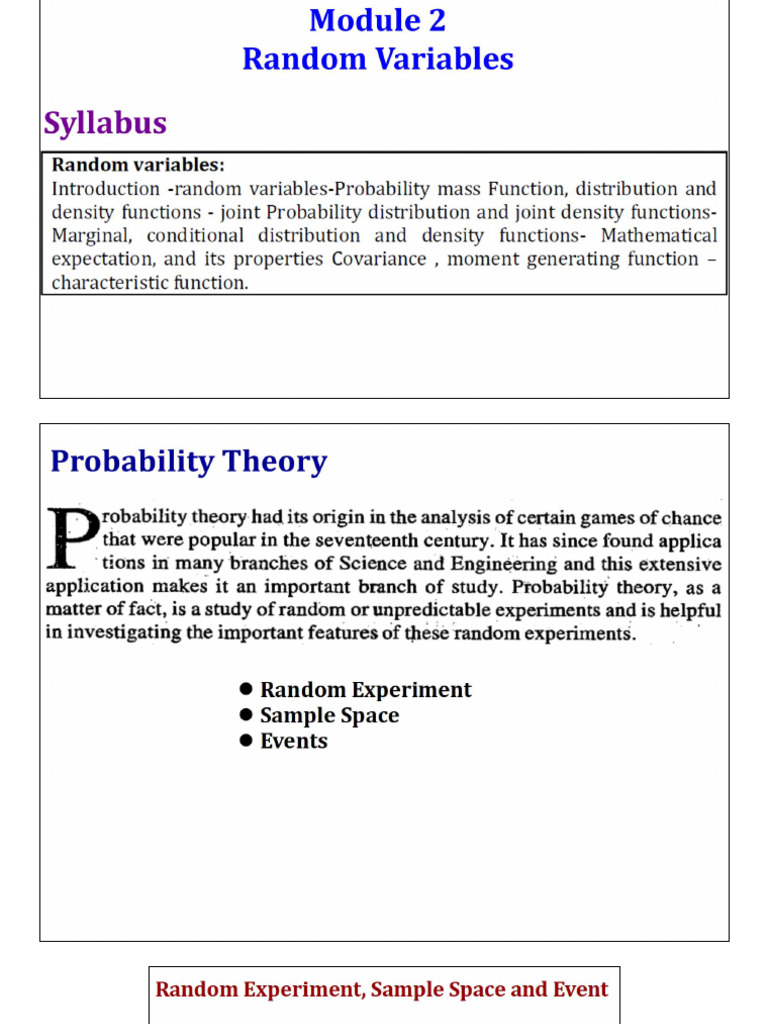 PS - Module 2 | PDF