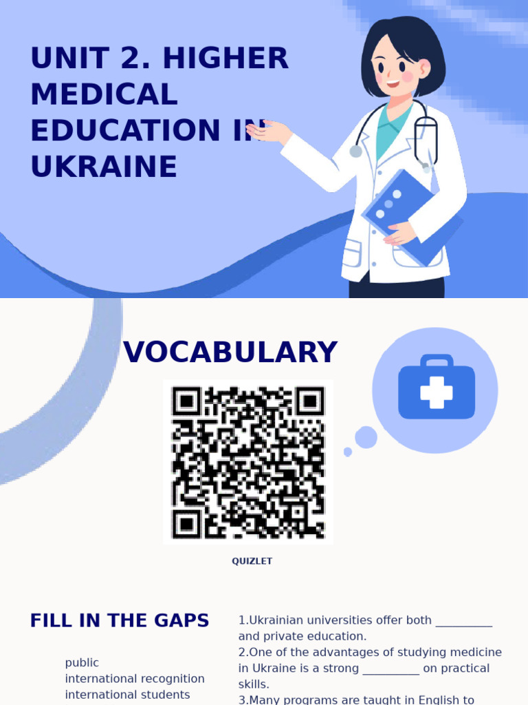 Higher Medical Education in Ukraine Guide | PDF | Medical School ...