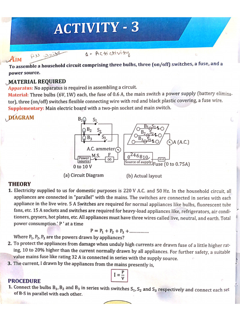Activity Xii Physics | PDF