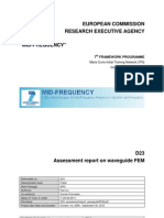 D23 Assessmentreport waveguideFEM