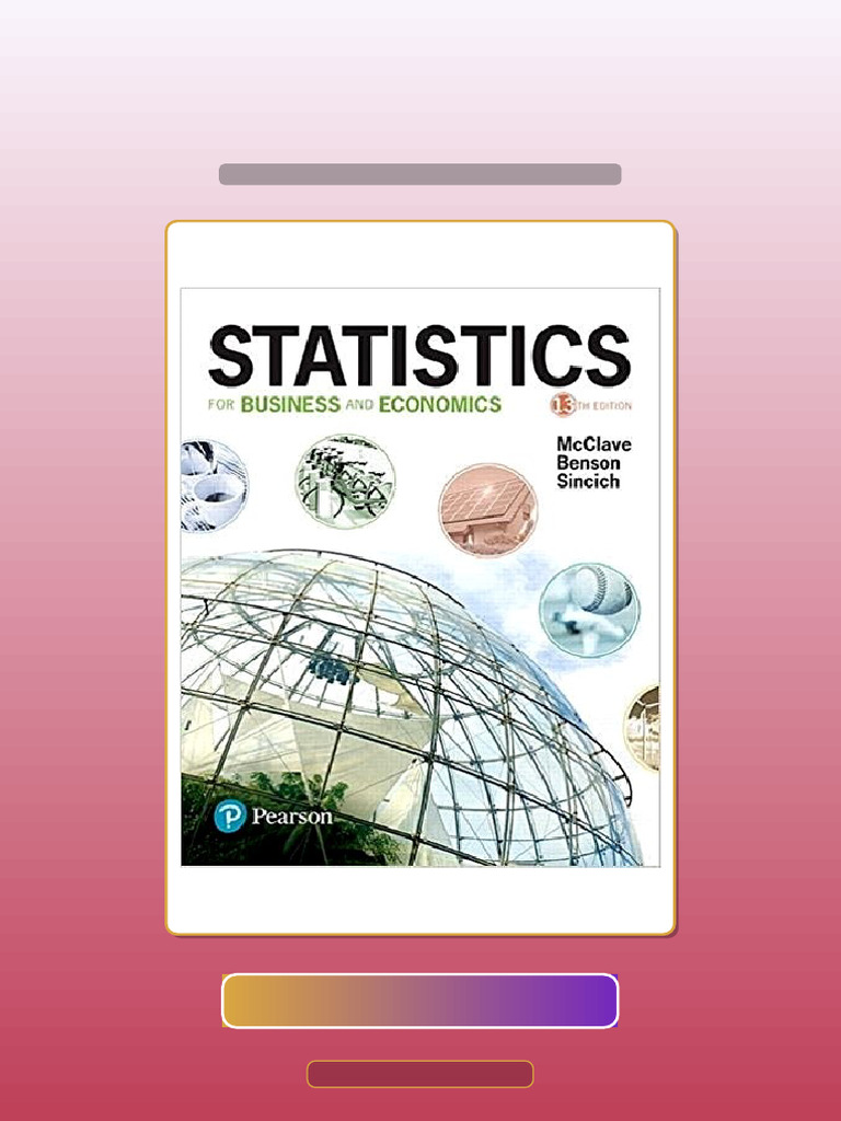 Test Bank for Statistics for Business and Economics 13th Edition by ...