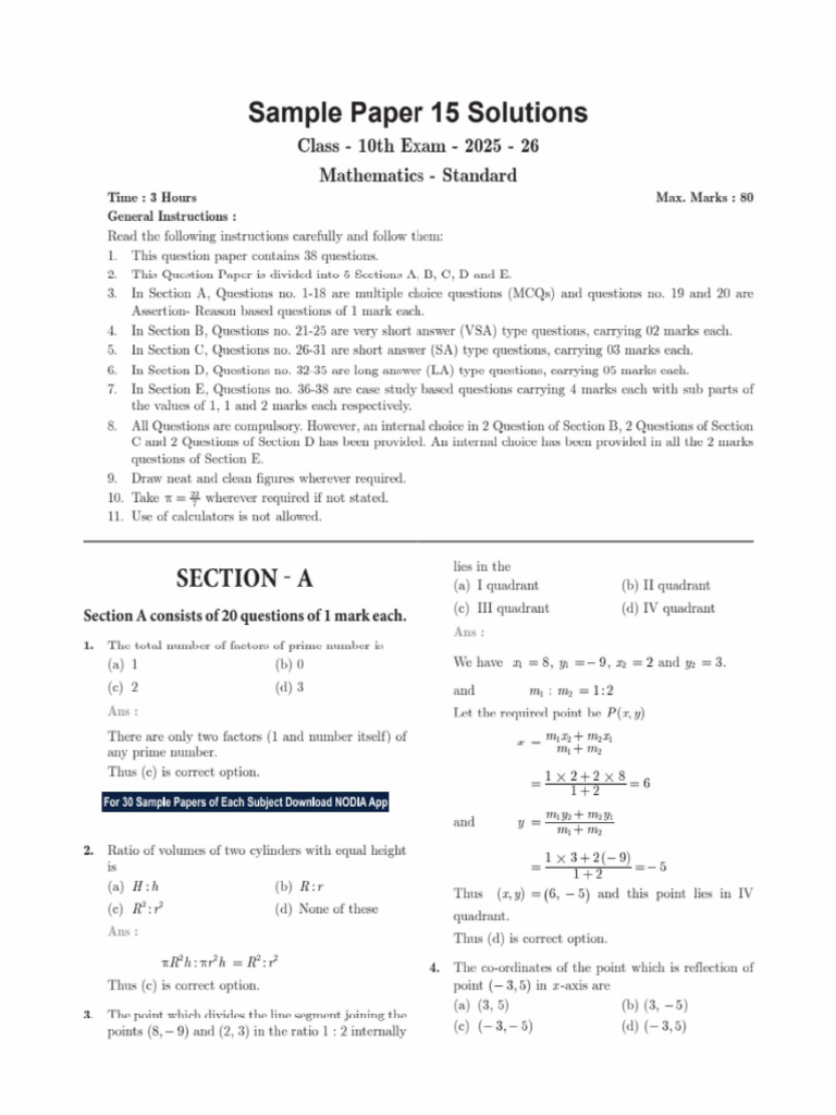 15 Maths | PDF