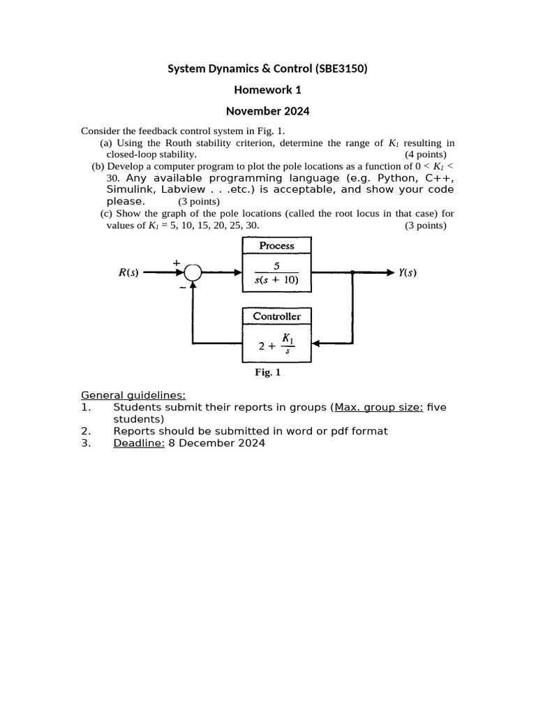 SBE3150 - Fall24 - Assignment1 | PDF