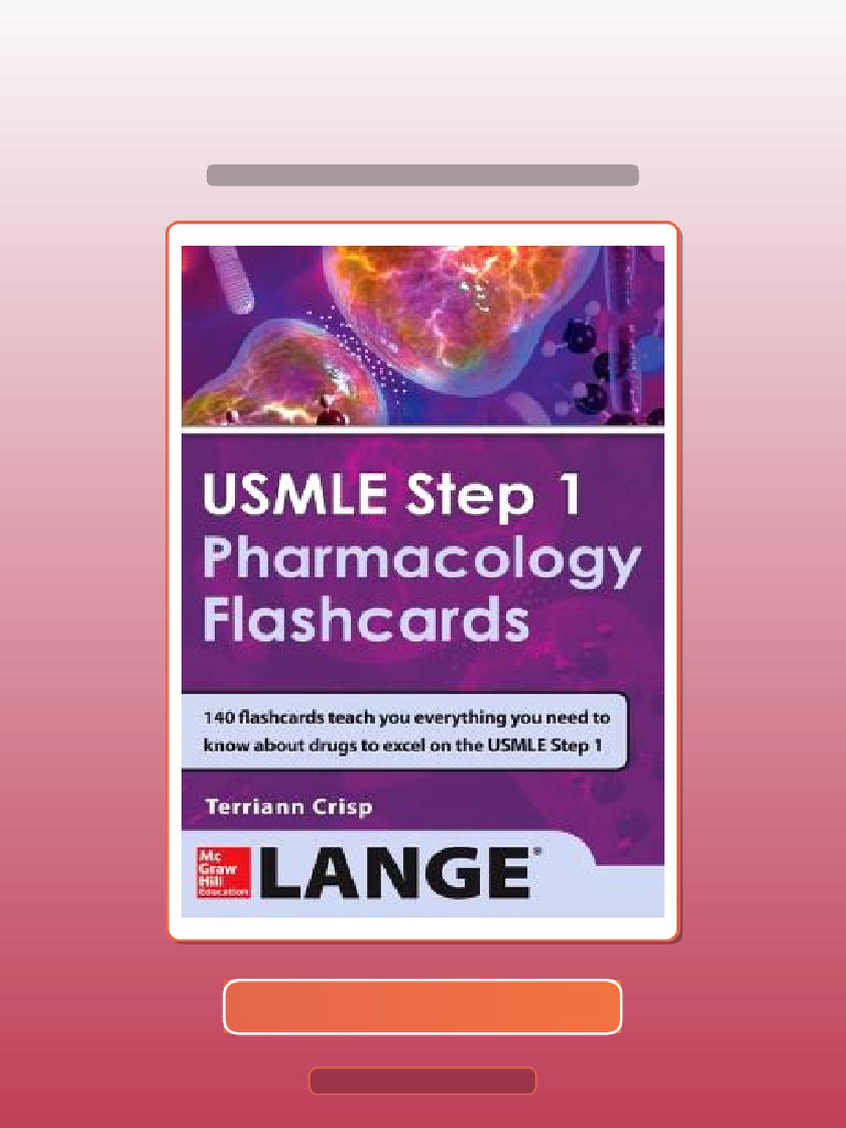 Test Bank for USMLE Pharmacology Review Flash Cards | PDF | United ...