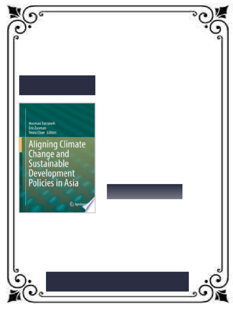 Aligning Climate Change and Sustainable Development Policies in Asia ...
