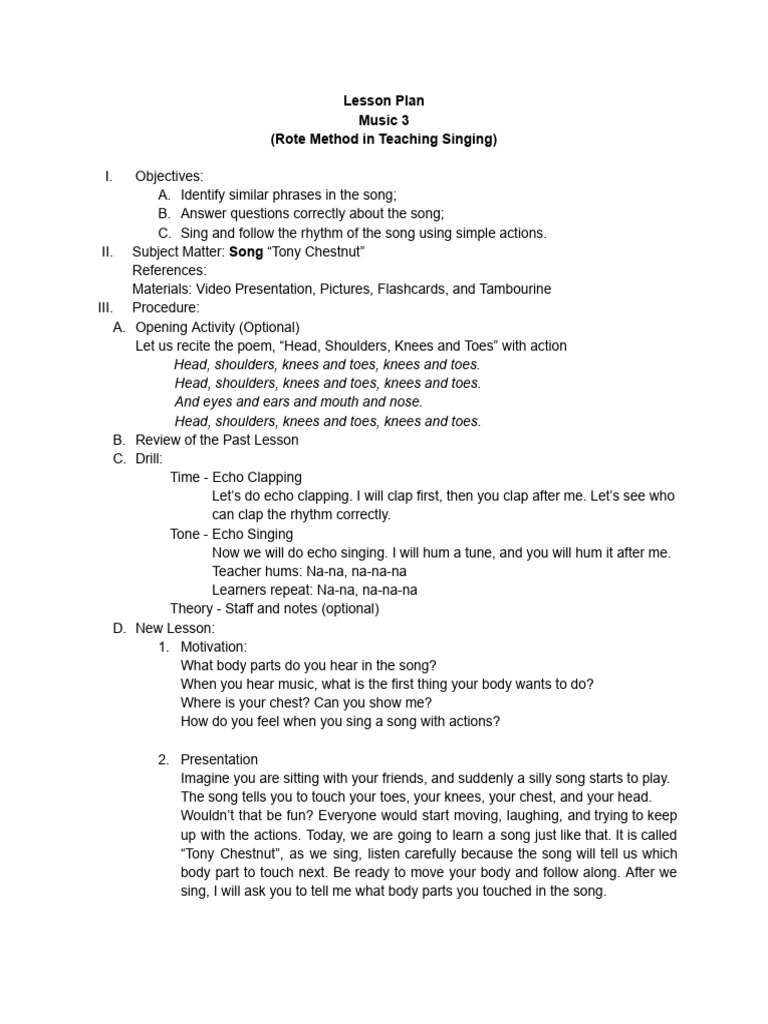 Lesson Plan | PDF | Human Communication | Learning