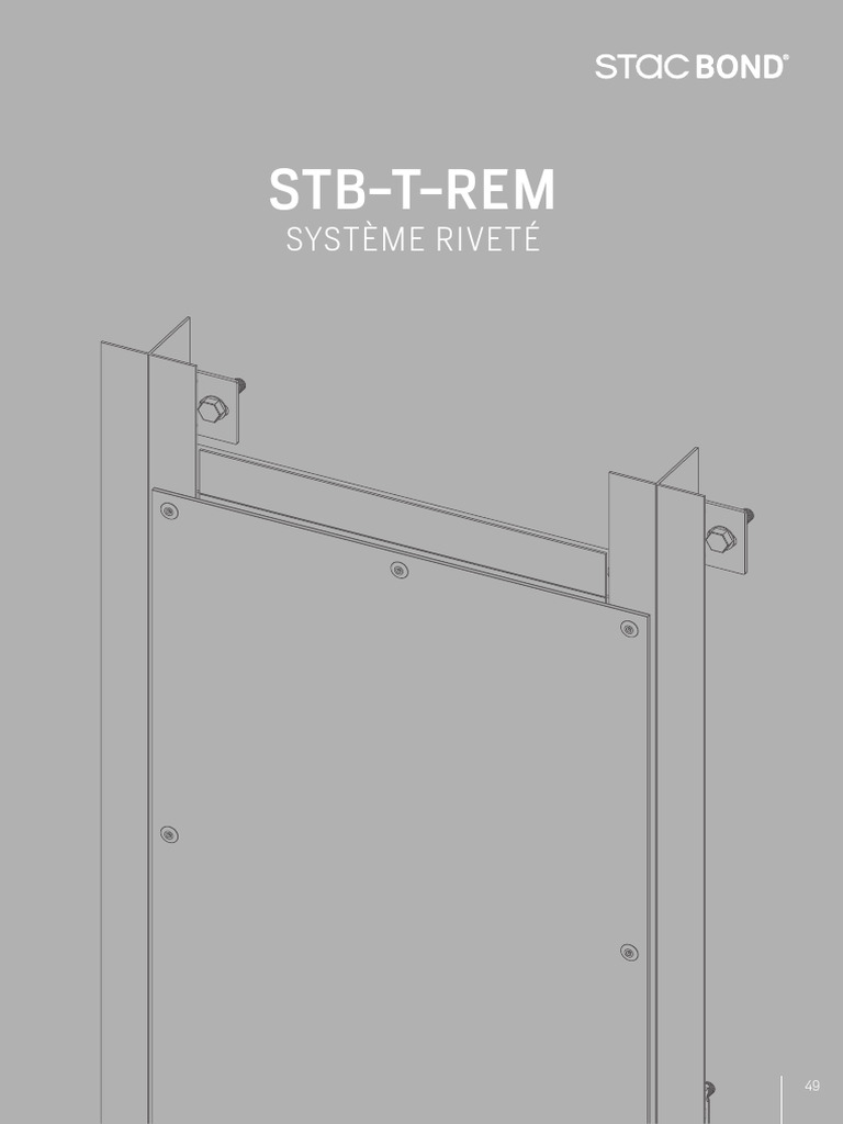Système de Montage STB-T-REM pour Façades | PDF | Rivet | Secteur ...