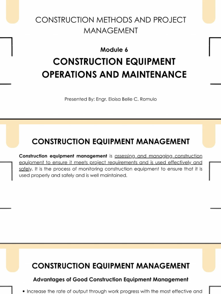 CE 423 Module 6 | PDF