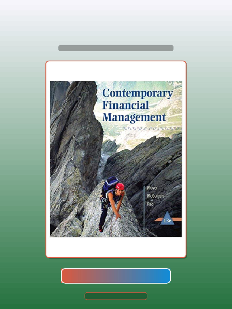 Test Bank for Contemporary Financial Management 13th Edition by R ...