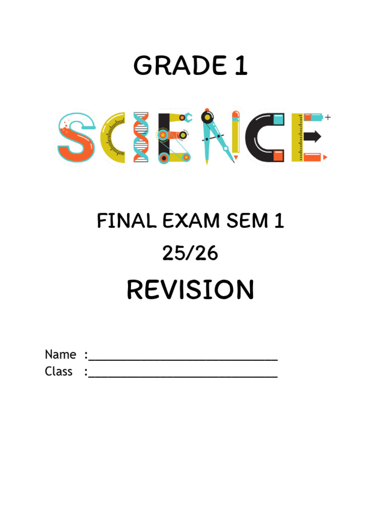 Grade 1 Final Exam Revision Guide | PDF