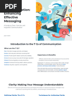 Six C's of Effective Communication | PDF | Communication | Information