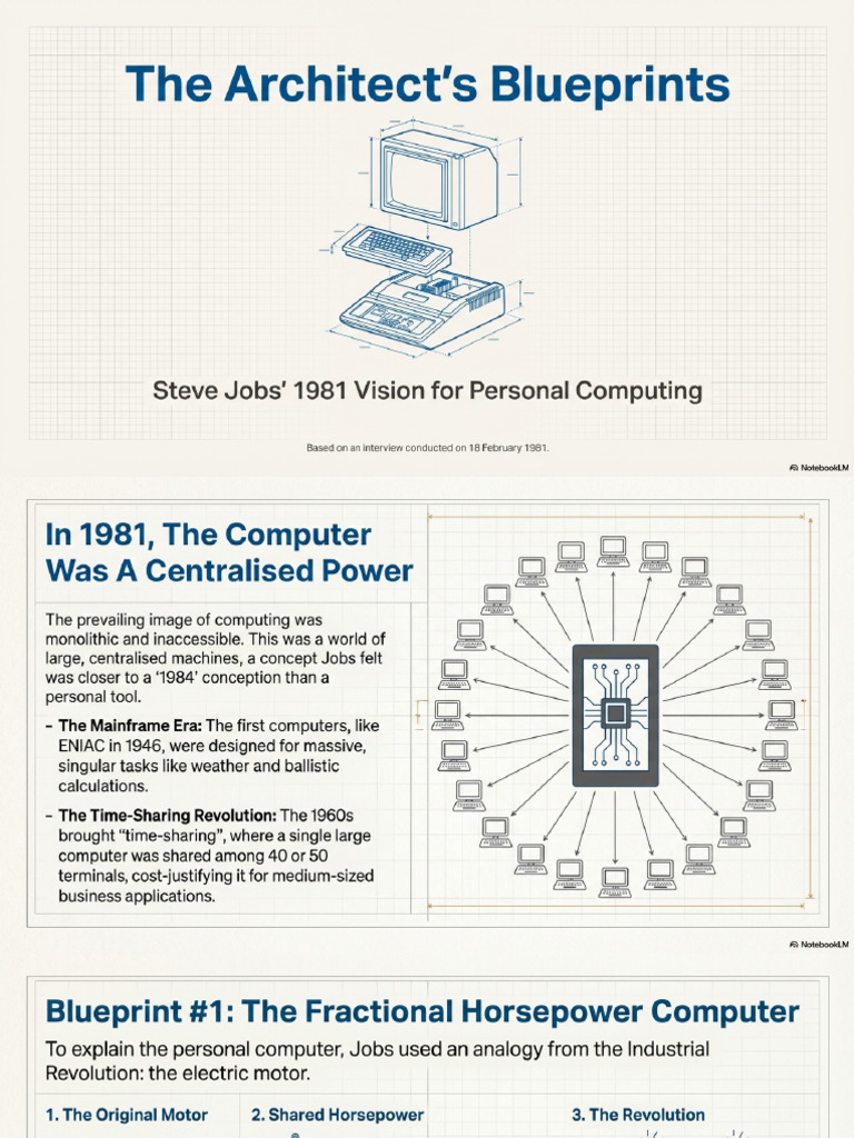 Jobs 1981 Blueprints For Personal Computing | PDF