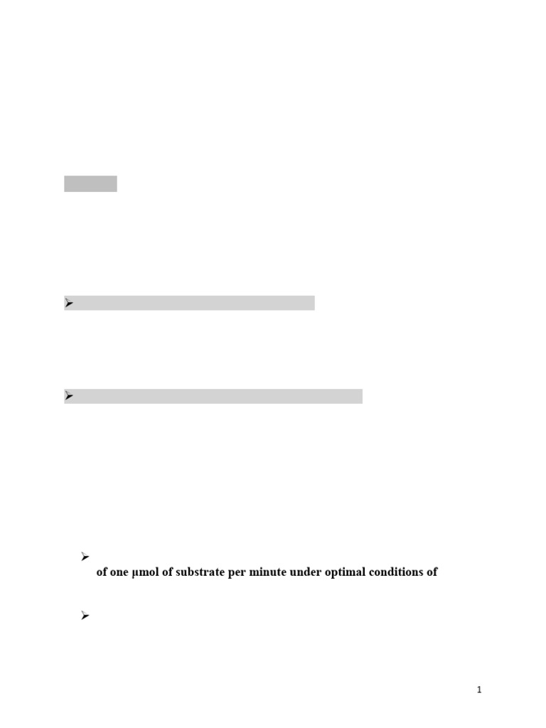 Lec 15 Enzyme 1 | PDF | Enzyme | Cofactor (Biochemistry)
