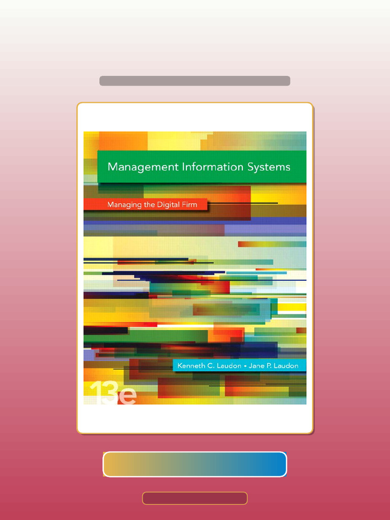Test Bank for Management Information Systems Managing the Digital Firm ...