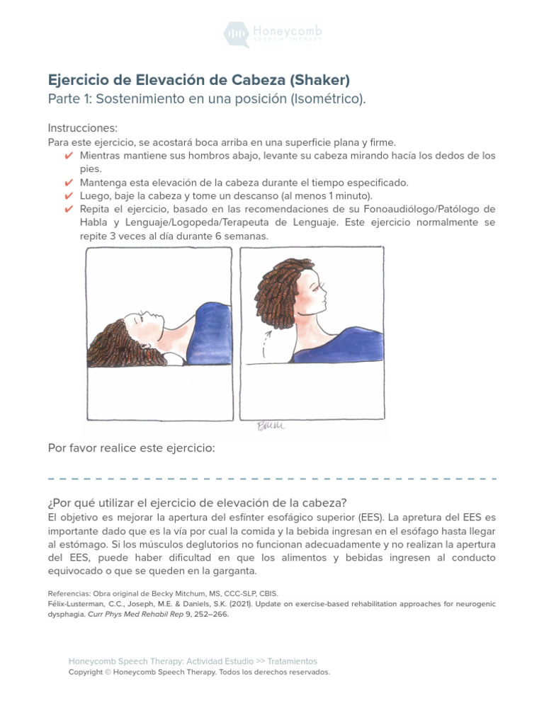 SPANISH The Head Lift Exercise Shaker | PDF | Abdomen | Anatomía