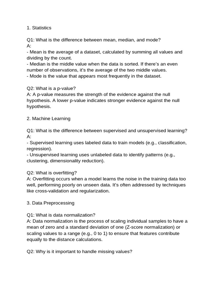 Data Science Concepts Explained | PDF | Receiver Operating ...