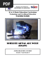 K To 12 Smaw Welding Learning Module