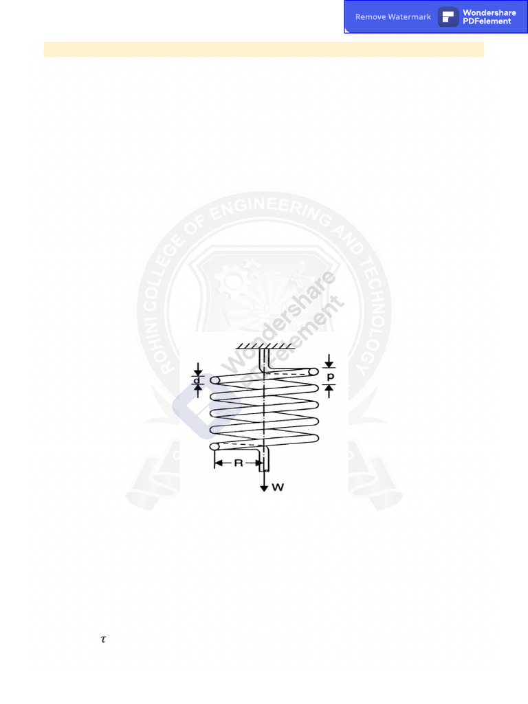 Helical Spring Types and Calculations | PDF | Stiffness | Young's Modulus