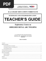 K To 12 Smaw Welding Teacher's Guide