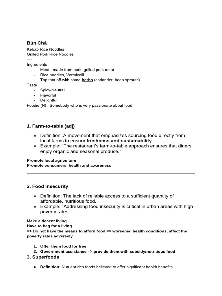 FOOD | PDF | Taste | Foods