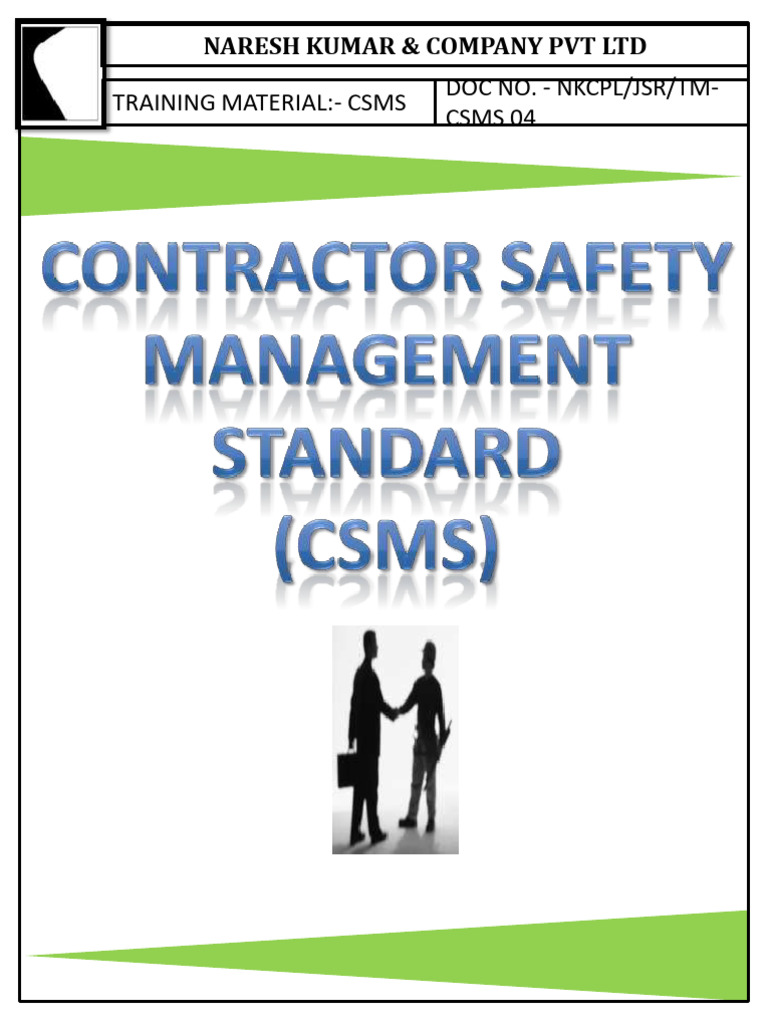New Csms Training Material | PDF