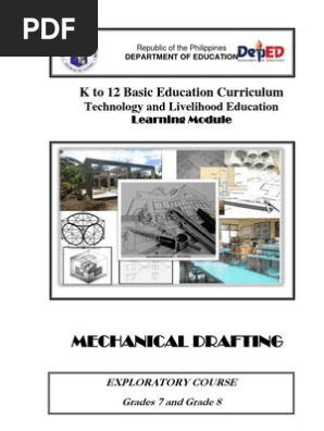 k to 12 Mechanical Drafting Learning Module