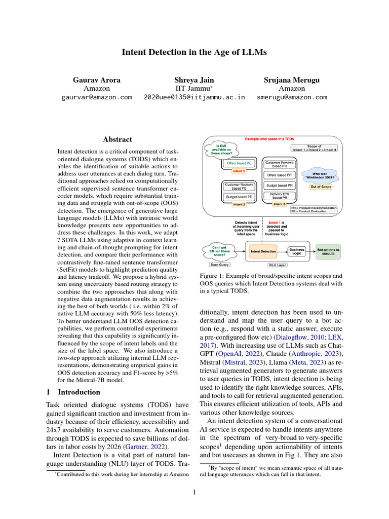 Optimizing Intent Detection with LLMs | PDF | Artificial Intelligence ...