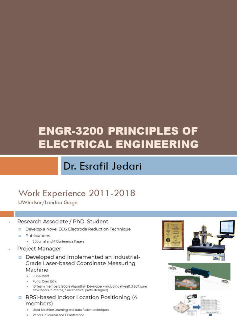 Electrical Engineering Principles Overview | PDF | Internet Of Things ...