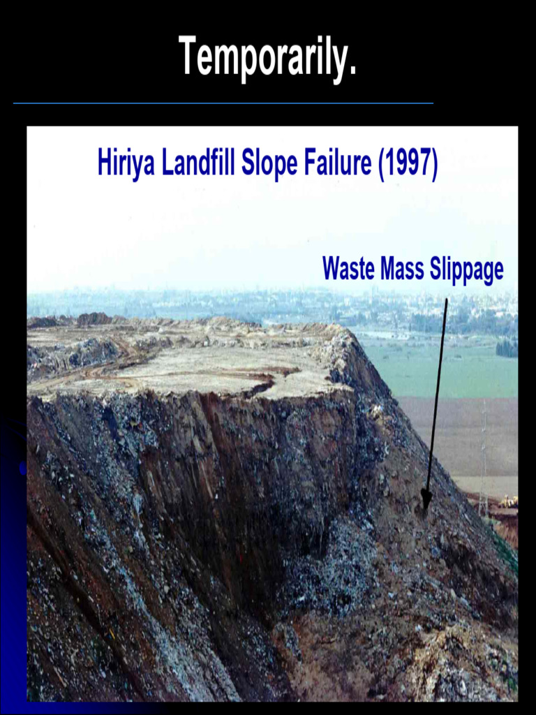 Hiriya Landfill Slope Failure Analysis | PDF