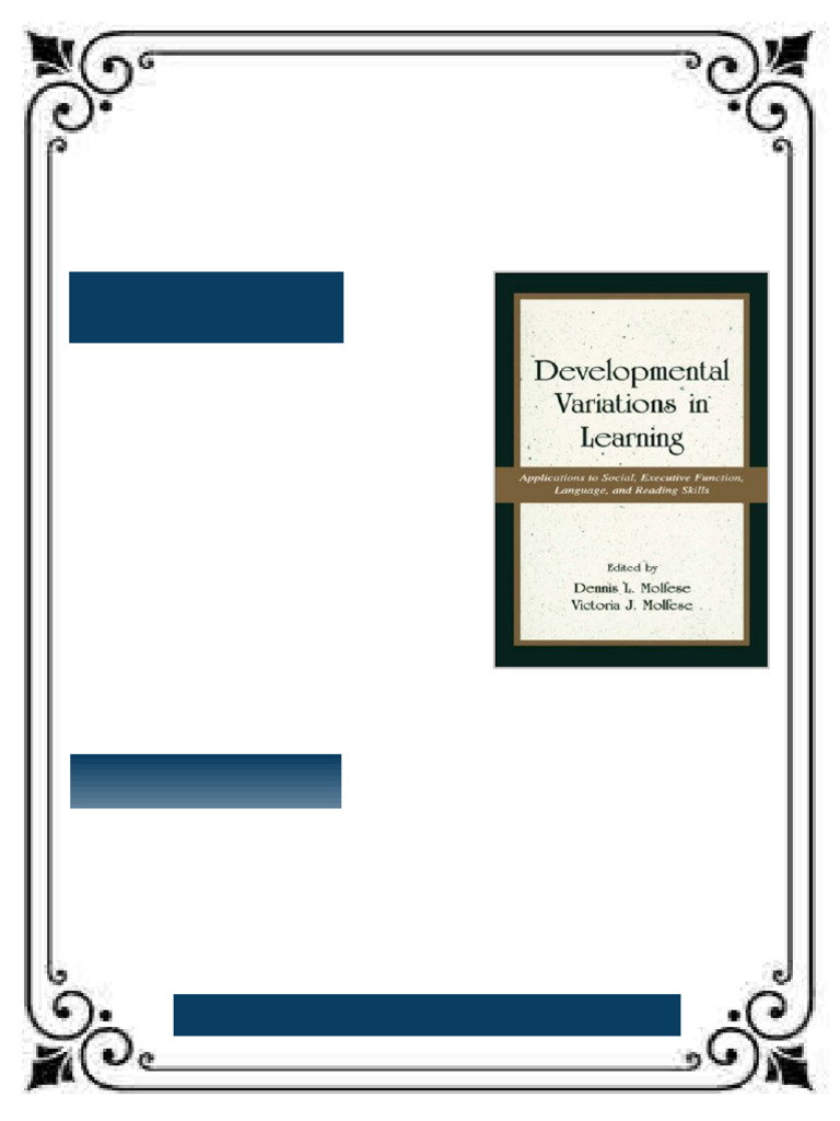 Developmental Variations in Learning Applications to Social Executive ...