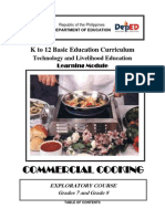 K To 12 Commercial Cooking Learning Module