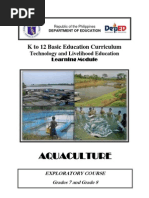 k to 12 Aquaculture Learning Module