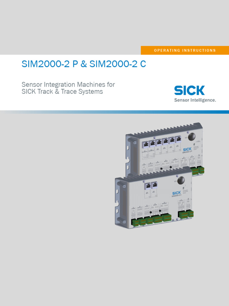 Operating Instructions for SIM2000-2 P & C | PDF | Input/Output ...