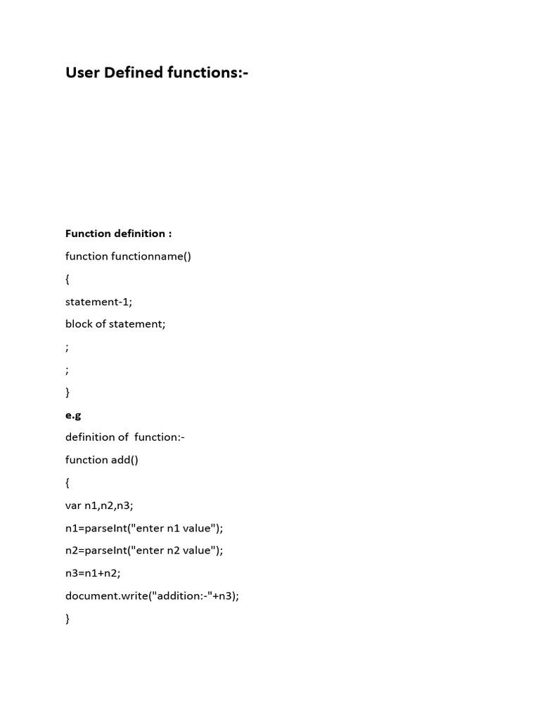 JavaScript Functions and Event Handling | PDF