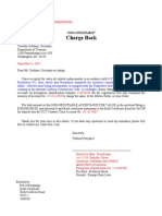 6 NEW Charge Back Cover Letter BOE No. 1