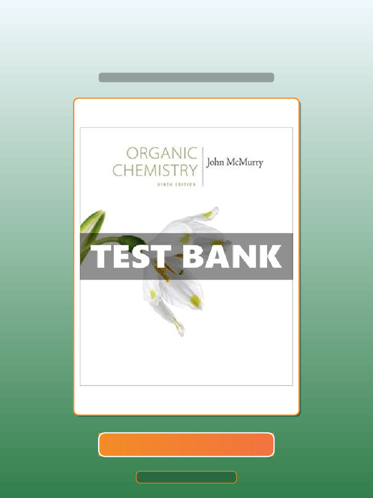 Test Bank for Organic Chemistry 9th Edition McMurry | PDF | Libraries ...