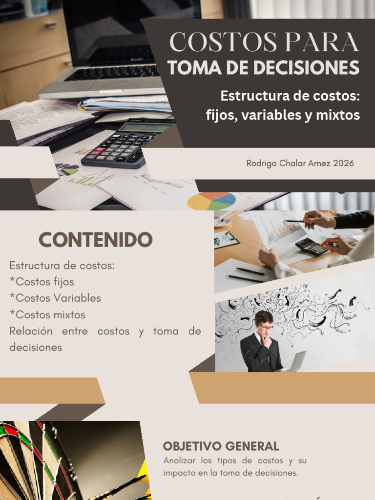 Estructura de Costos y Decisiones Empresariales | PDF | Costo | Toma de ...