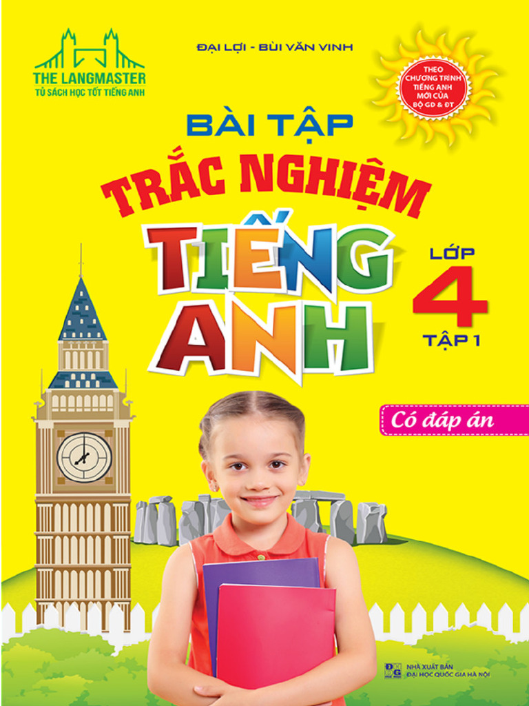Bai Tap Trac Nghiem Tieng Anh Lop 4 Tap 1 1600 PDF - Gdrive.vip | PDF
