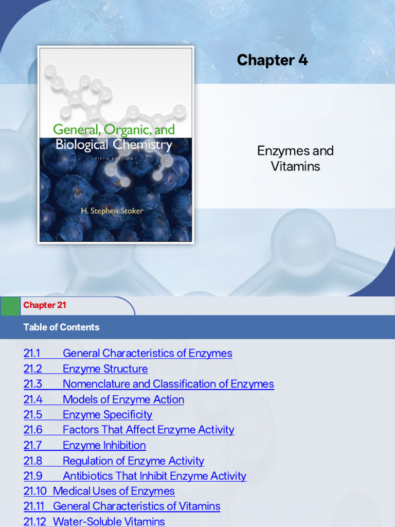 Enzyme and Vitamin Characteristics | PDF | Enzyme Inhibitor | Enzyme