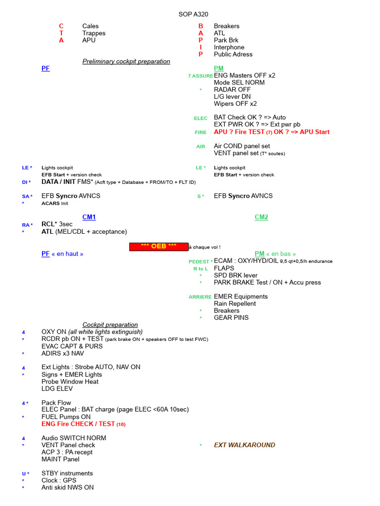 A320 Standard Operating Procedures | PDF | Transport | Aerospace