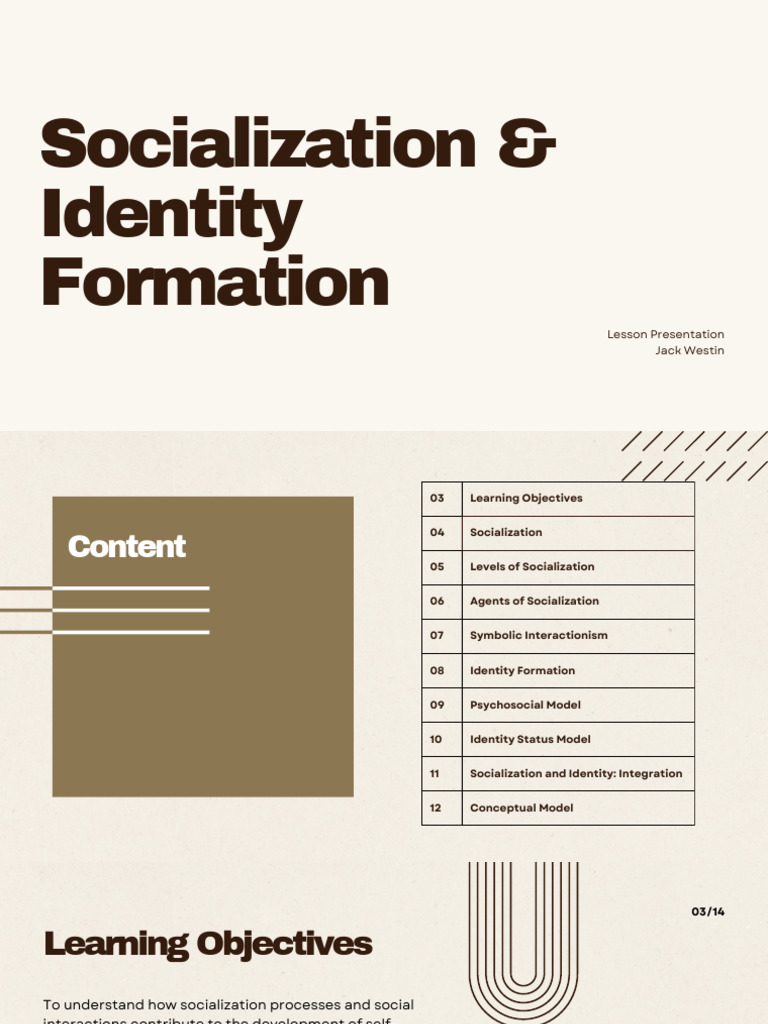 Socialization and Identity Development Guide | PDF | Socialization ...