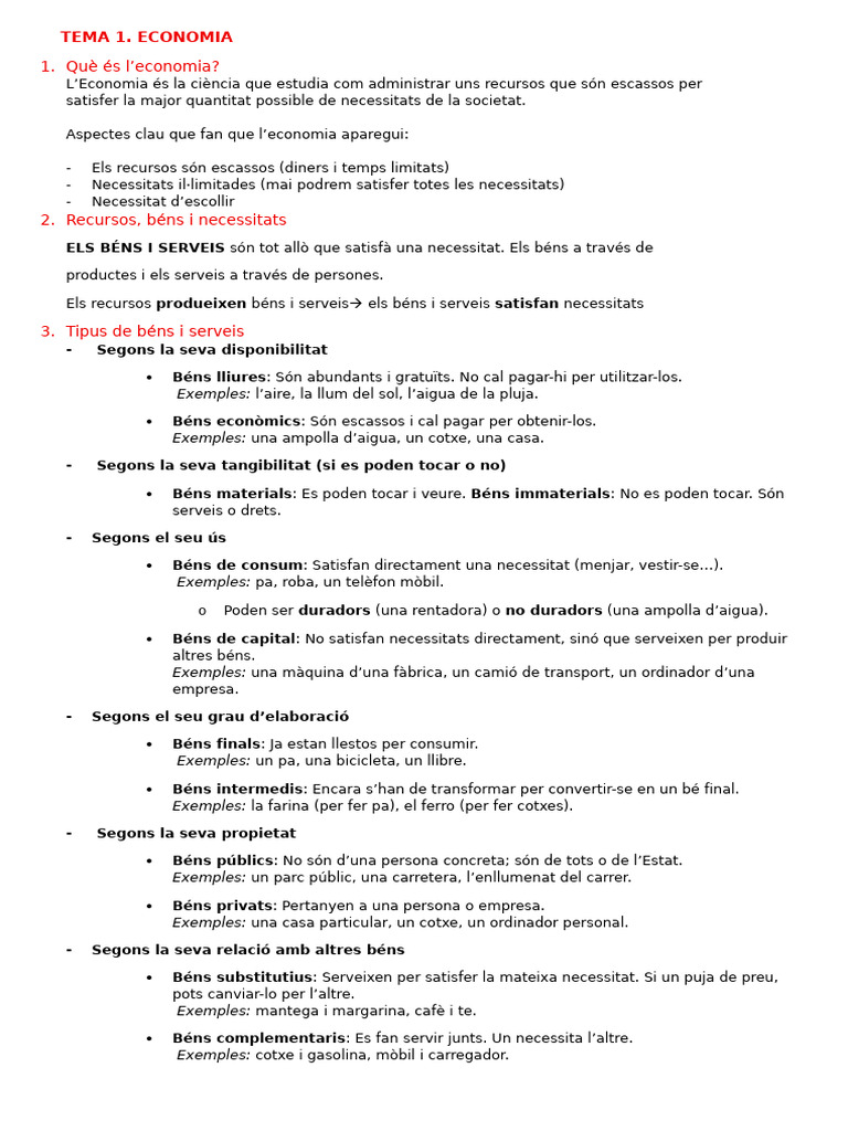 Tema 1 Eco | PDF